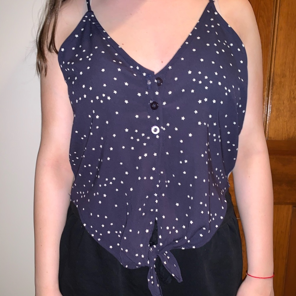 Star patterned tank top